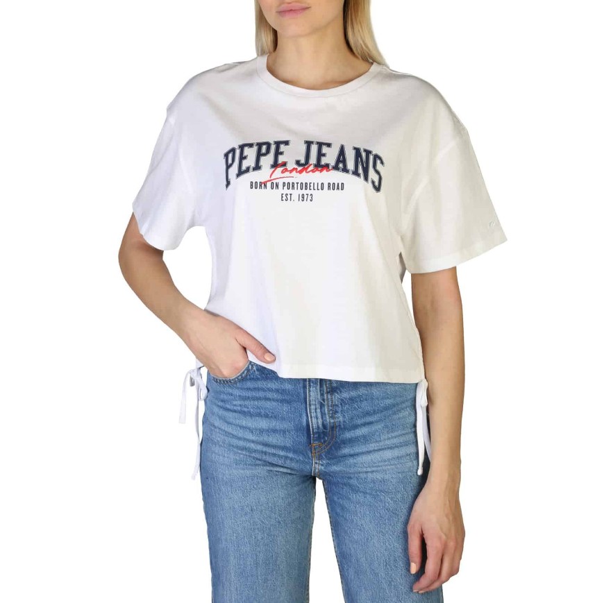 Picture of Pepe Jeans-CARA_PL505151 White